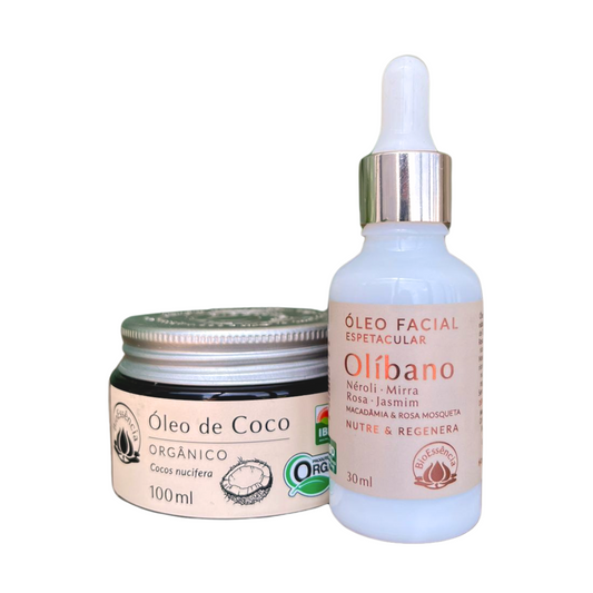 Kit Óleo de Olíbano e Óleo de Coco BioEssência