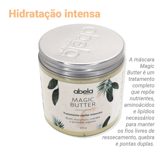 Máscara Intensiva Magic Butter Hidrata Profundo Abela 500g