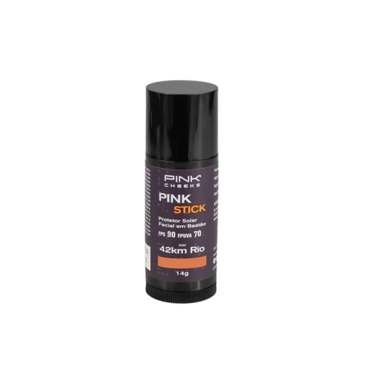 Pink Stick FPS 90 Protetor Solar Com Cor 42km Rio Pink Cheeks 14g