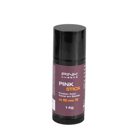 Pink Stick FPS 90 Protetor Solar Com Cor 60km Ultra Pink Cheeks 14g