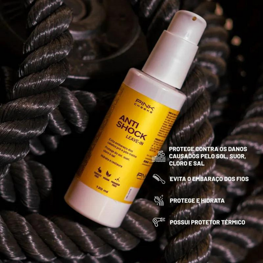 Leave-in Anti Shock Pré Treino Proteção Pink Cheeks 120ml